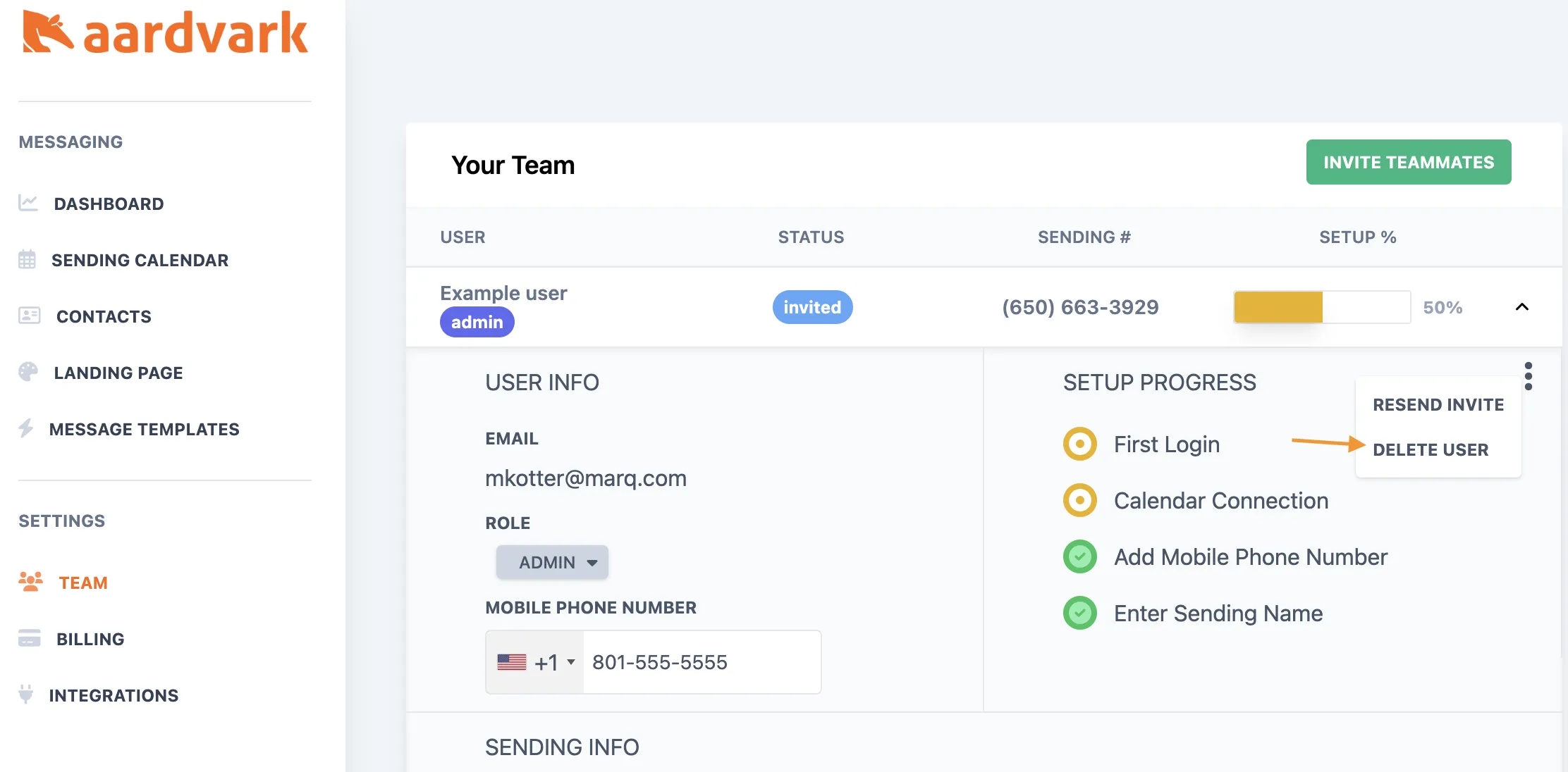 Transfer ownership of Aardvark