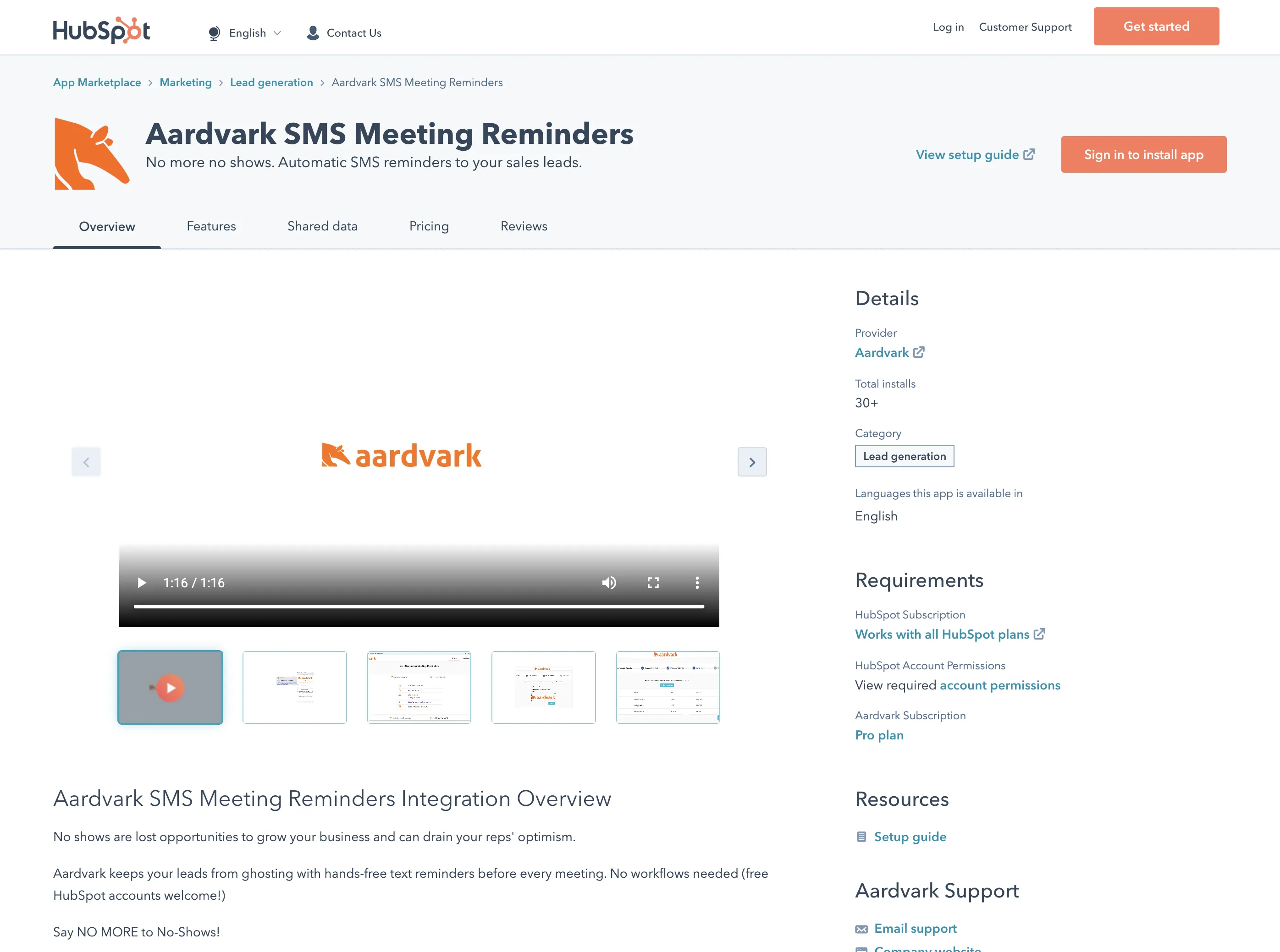 HubSpot marketplace